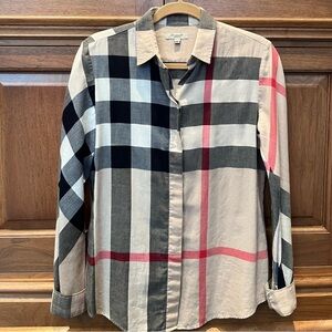 Burberry Plaid Cotton Shirt